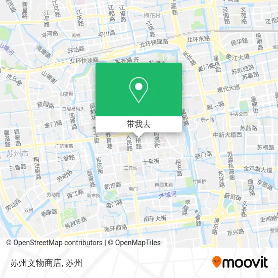 苏州文物商店地图