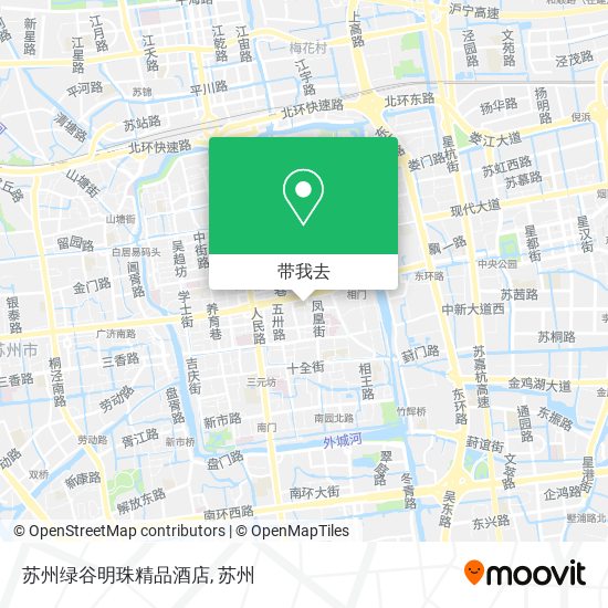 苏州绿谷明珠精品酒店地图