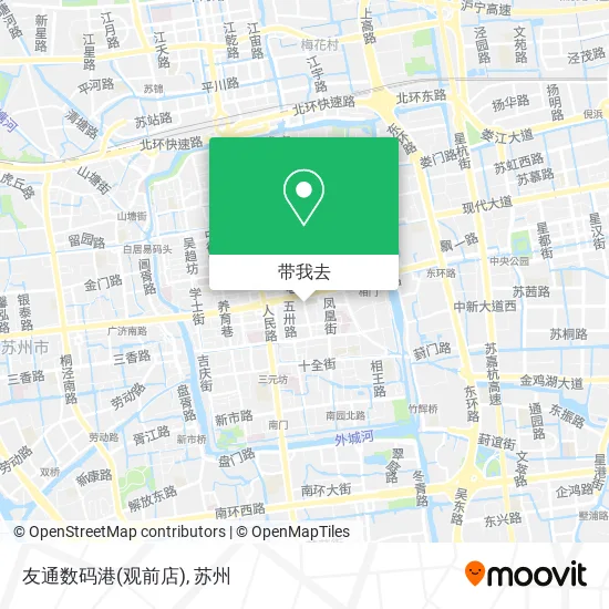 友通数码港(观前店)地图