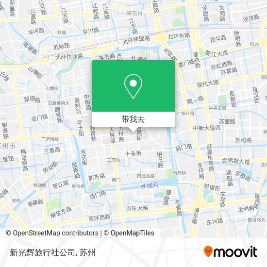 新光辉旅行社公司地图