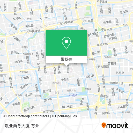 敬业商务大厦地图