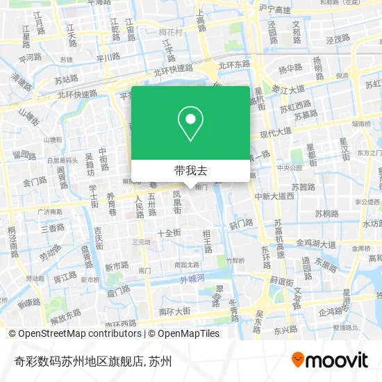 奇彩数码苏州地区旗舰店地图