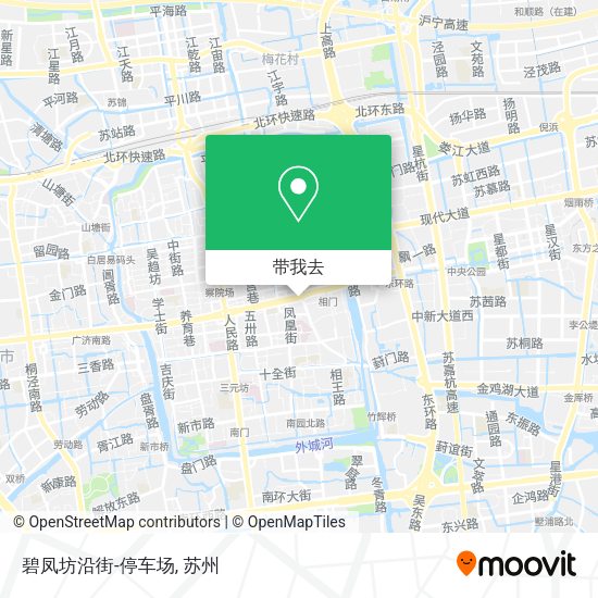 碧凤坊沿街-停车场地图
