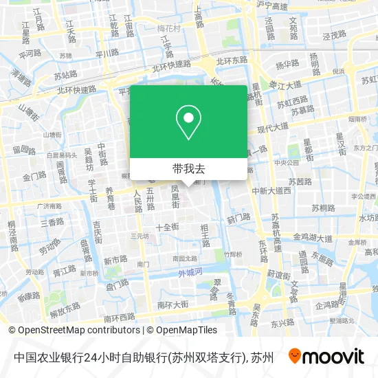 中国农业银行24小时自助银行(苏州双塔支行)地图