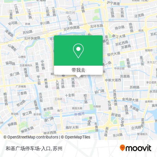 和基广场停车场-入口地图