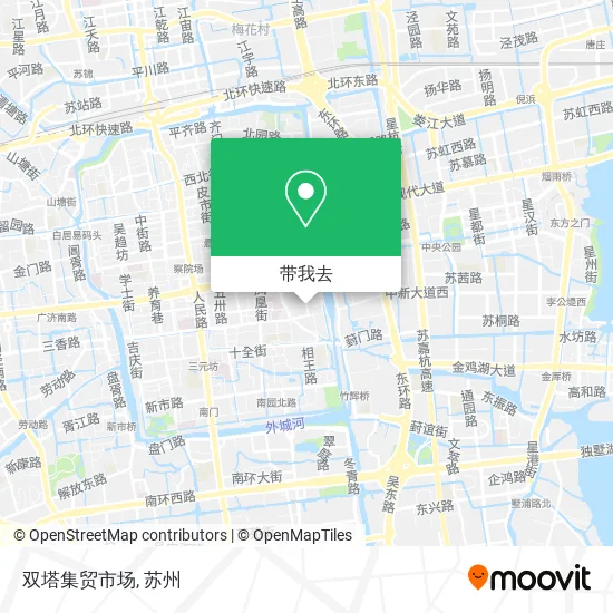 双塔集贸市场地图