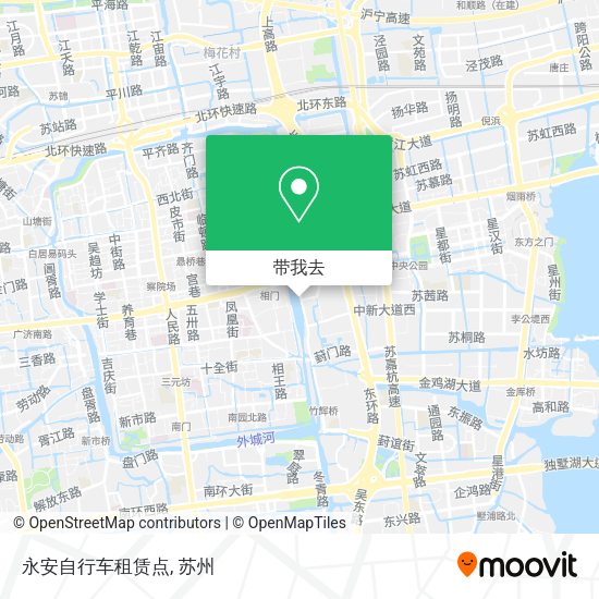 永安自行车租赁点地图