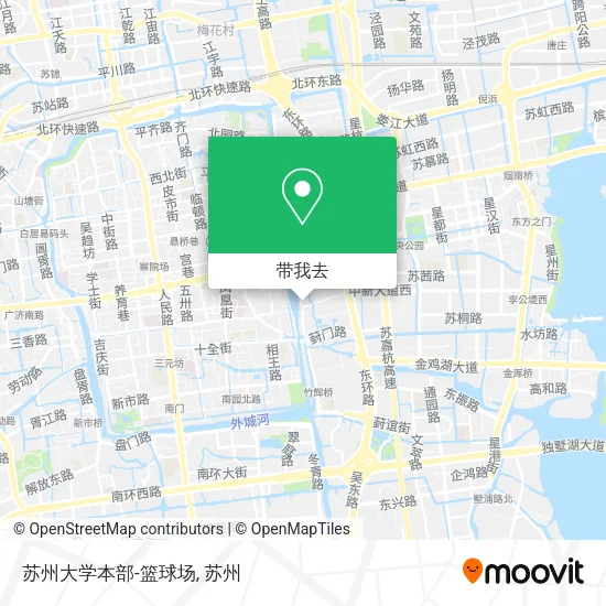 苏州大学本部-篮球场地图