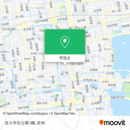 苏大学生公寓1幢地图