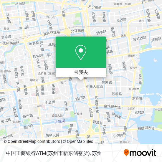 中国工商银行ATM(苏州市新东储蓄所)地图