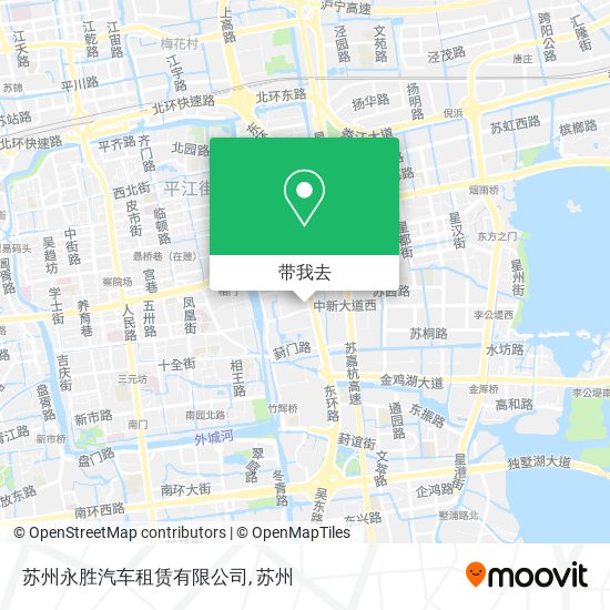 苏州永胜汽车租赁有限公司地图