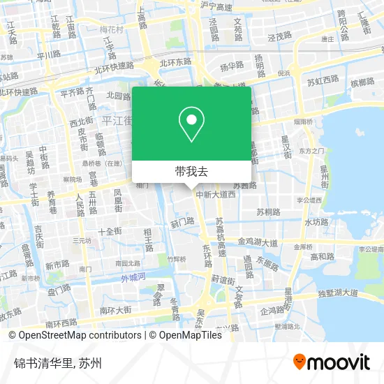 锦书清华里地图