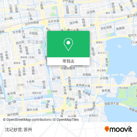 沈记炒货地图