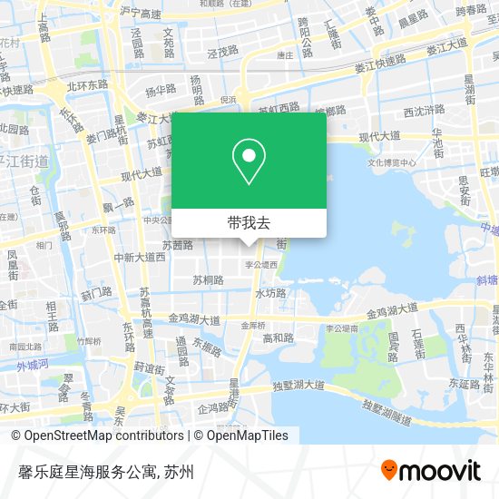 馨乐庭星海服务公寓地图
