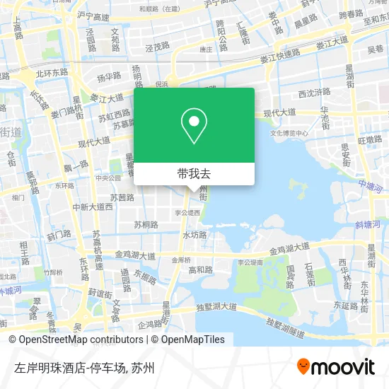 左岸明珠酒店-停车场地图