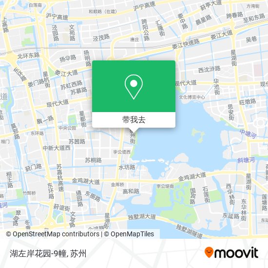 湖左岸花园-9幢地图