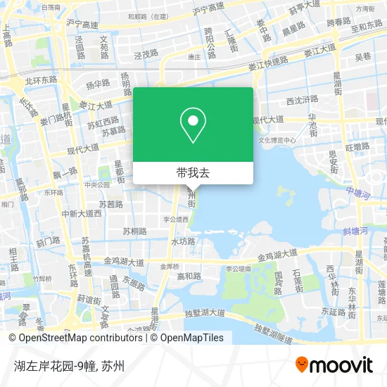 湖左岸花园-9幢地图