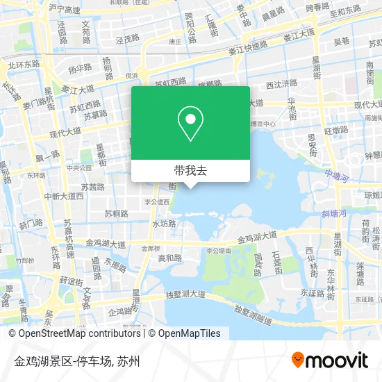 金鸡湖景区-停车场地图