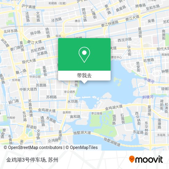 金鸡湖3号停车场地图