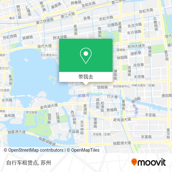 自行车租赁点地图