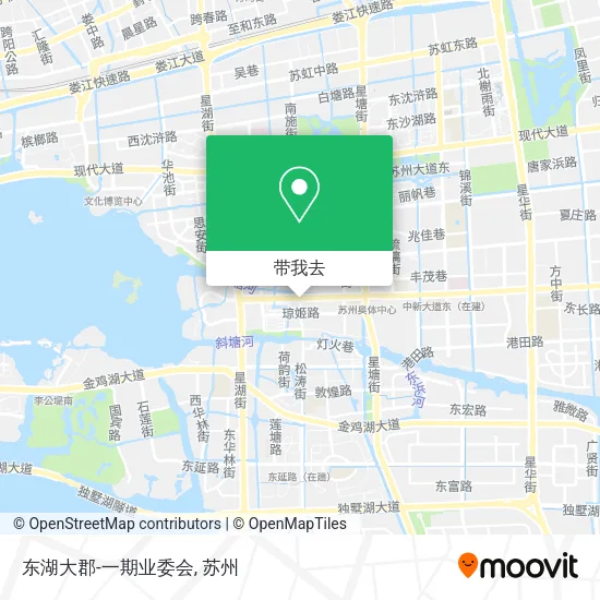 东湖大郡-一期业委会地图