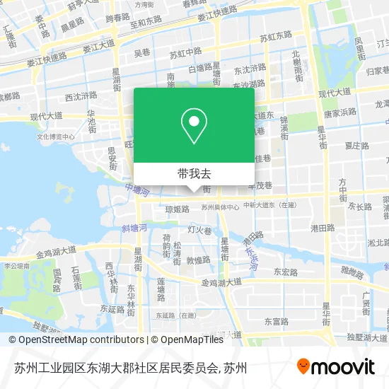 苏州工业园区东湖大郡社区居民委员会地图