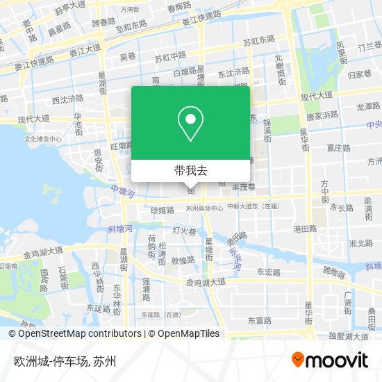 欧洲城-停车场地图
