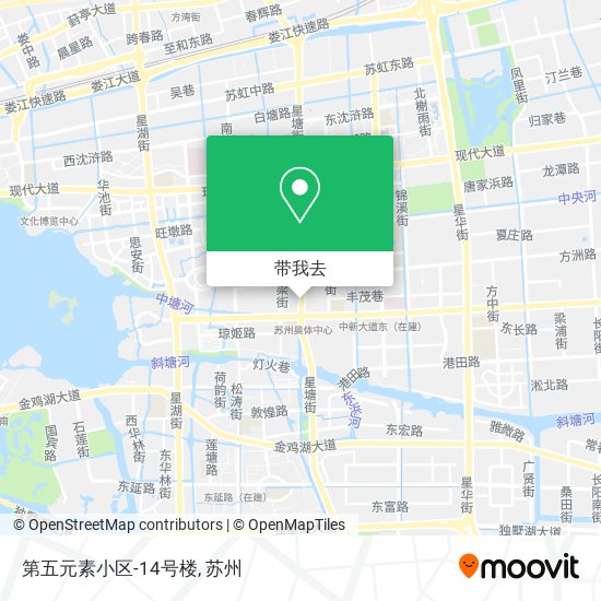 第五元素小区-14号楼地图