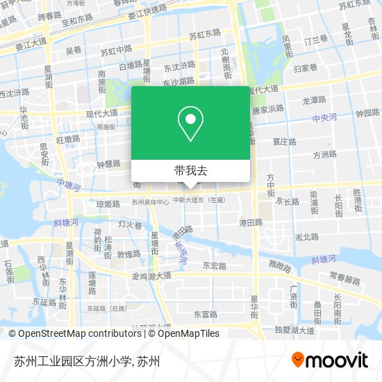 苏州工业园区方洲小学地图