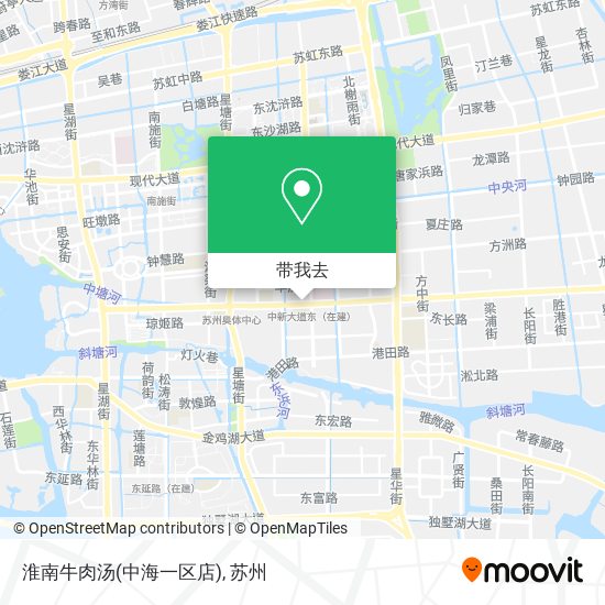 淮南牛肉汤(中海一区店)地图