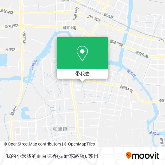 我的小米我的面百味香(振新东路店)地图