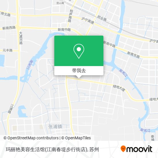 玛丽艳美容生活馆(江南春堤步行街店)地图