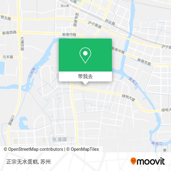 正宗无水蛋糕地图