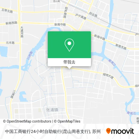 中国工商银行24小时自助银行(昆山周巷支行)地图