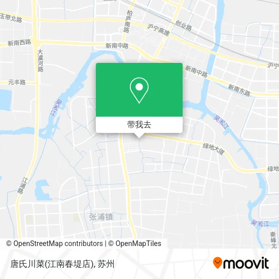 唐氏川菜(江南春堤店)地图
