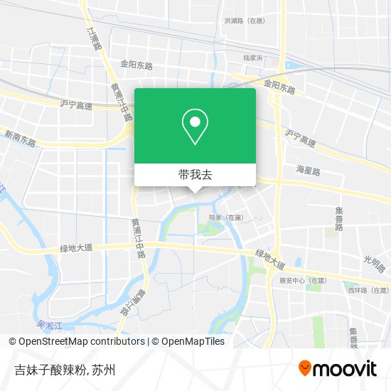 吉妹子酸辣粉地图