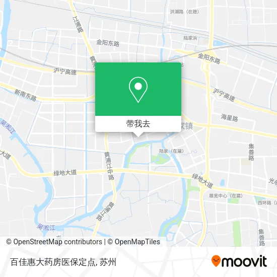 百佳惠大药房医保定点地图