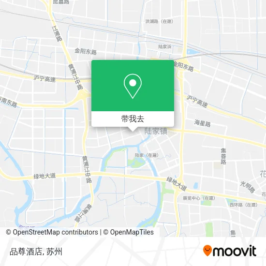 品尊酒店地图