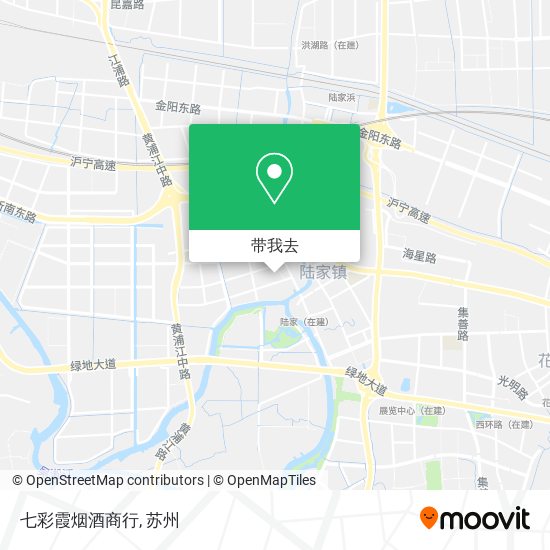 七彩霞烟酒商行地图