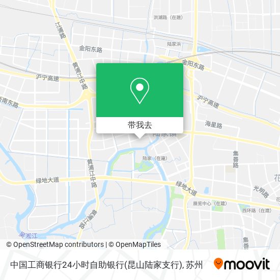 中国工商银行24小时自助银行(昆山陆家支行)地图