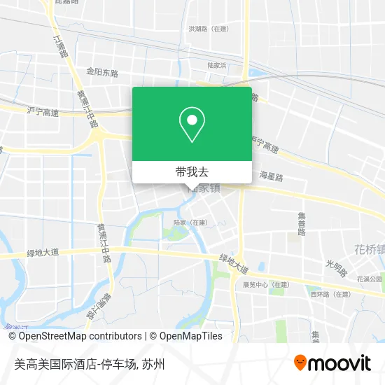 美高美国际酒店-停车场地图