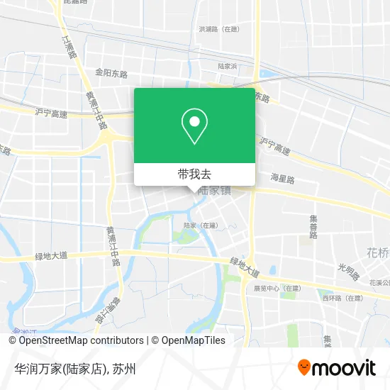 华润万家(陆家店)地图