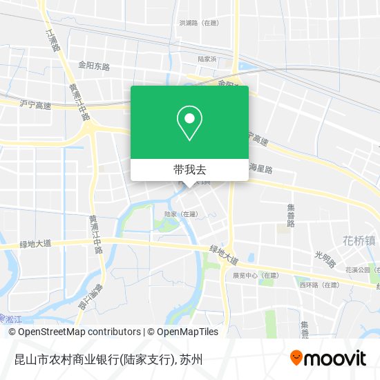 昆山市农村商业银行(陆家支行)地图