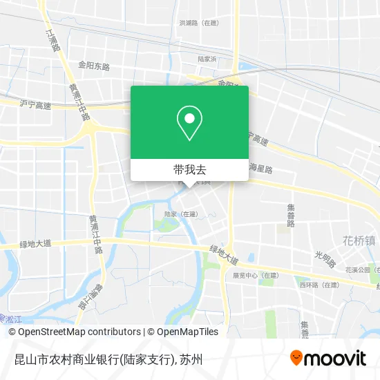昆山市农村商业银行(陆家支行)地图