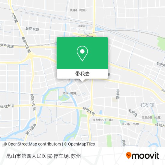 昆山市第四人民医院-停车场地图