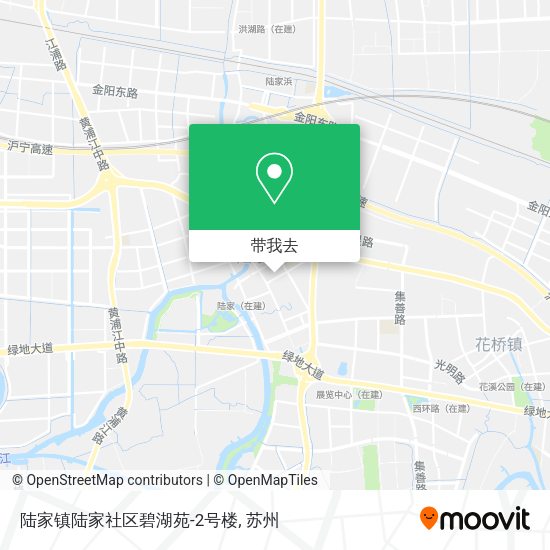 陆家镇陆家社区碧湖苑-2号楼地图