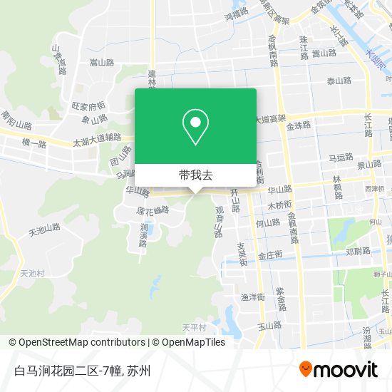 白马涧花园二区-7幢地图