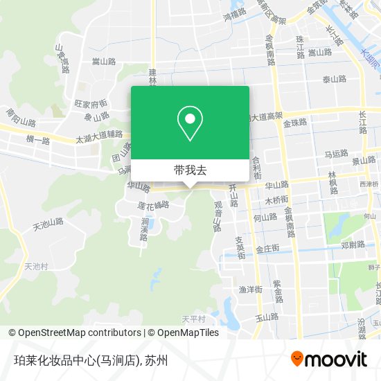 珀莱化妆品中心(马涧店)地图