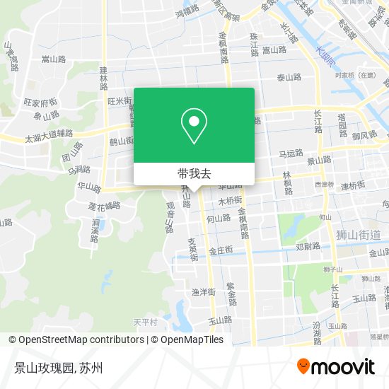 景山玫瑰园地图