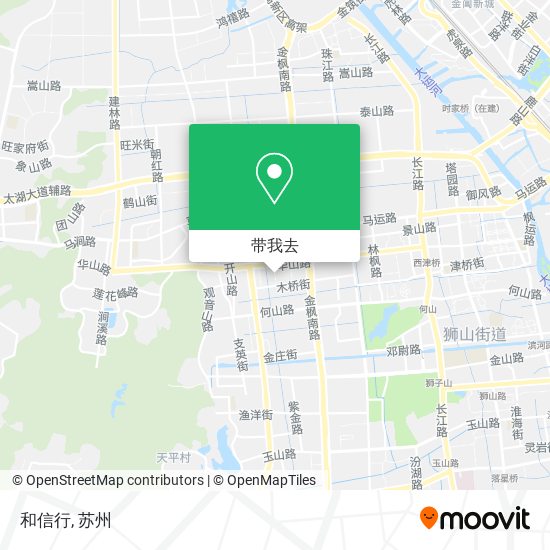 和信行地图